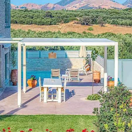 Luxury Crete Stella Maris Beautiful Landscaped Views Private Heated Pool Bbq 2 Bedrooms Mylopotamos Vila *